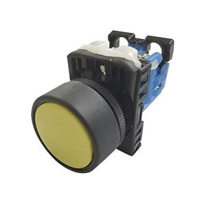 富士電機 押しボタンスイッチ 平形 φ24 黄色 AR30F0R-11Y