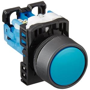 富士電機 押しボタンスイッチ 平形Φ24 青 AR22F0R-10S
