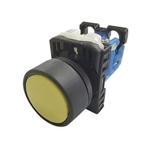 富士電機 押しボタンスイッチ 平形 黄 AR30F0R-10Y