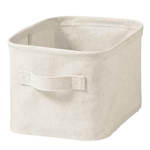 無印良品 ポリエステル綿麻混ソフトボックス 小 幅18.5×奥行26×高さ16cm