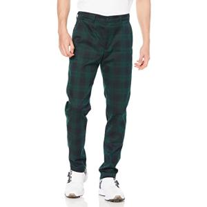 ゴルフパンツ EDWIN GOLF エドウイン ゴルフ スリムテーパードパンツ タウン メンズ グリーンチェック S