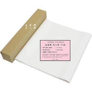 弘梅堂 手漉き 書道画仙紙 五星牌 尺八屏10枚