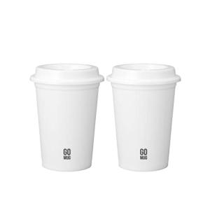 シービージャパン コーヒーカップ 蓋付き 380ml Mサイズ 2個セット [食洗機対応] リユーサブルカップ GOMUGの商品画像