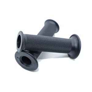 Beatus スリム ハンドル グリップ バイク 22.2mm 汎用 貫通タイプ 左右セット 女性に スリムタイプ