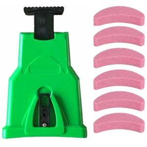 heizi チェンソー 目立て シャープナー 砥石 6個入り 目立て器 チェーンソー 目立て機 刃 研ぎ 研磨