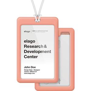 ID4 パスケース 縦型 IDカードホルダー シリコン × ポリカーボネート ハード ケース ネックストラップ 付き [ 各種 クレジ