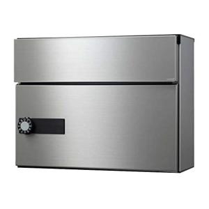 ナスタ ポスト KS-MB35S-L-S 前入前出 防滴タイプ ステンレスヘアーライン 本体: 奥行17.100000000000001