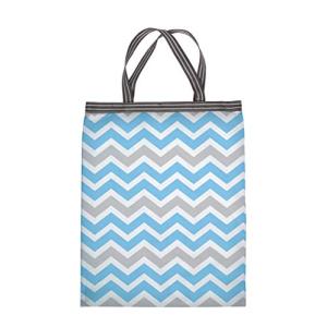 東和産業 洗濯ネット コインランドリー用 ランドリーバッグ ブルー M 約40×50cm 一つで3役 持ち運びに便利 メッシュ生地 22359