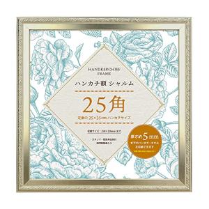 万丈 VANJOH ハンカチ額 シャルム 25角 SL シルバー 106710