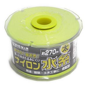 BIGMAN リール巻ナイロン水糸太 イエロー LE-181
