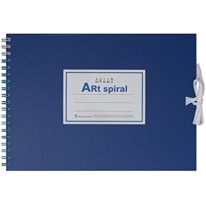 マルマン スケッチブック F1 アートスパイラル 画用紙 厚口 ブルー 24枚 S311-02