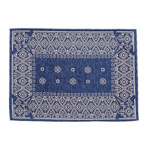 東谷 ラグ ブルー 幅50×奥行70cm マット RG-81BL