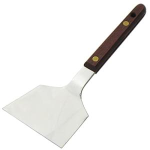 ナガオ 燕三条 起こし金 お好み焼きヘラ 幅7.5cm 木柄 日本製
