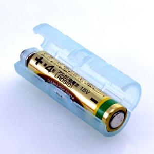 単4が単3になる電池アダプター ブルー ADC-430 単品 2個入り 電池アダプター スマイルキッズ｜ansindo
