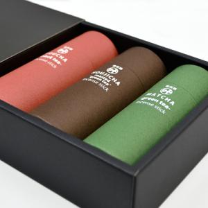 ギフト 香茶葉 -kouchayou- 3P KOUCHA・HOUJICHA・MATCHA 3種類の香りの詰め合わせ KC-KHM 香茶葉 3P ほうじ茶 抹茶 丸叶むらた｜ansindo