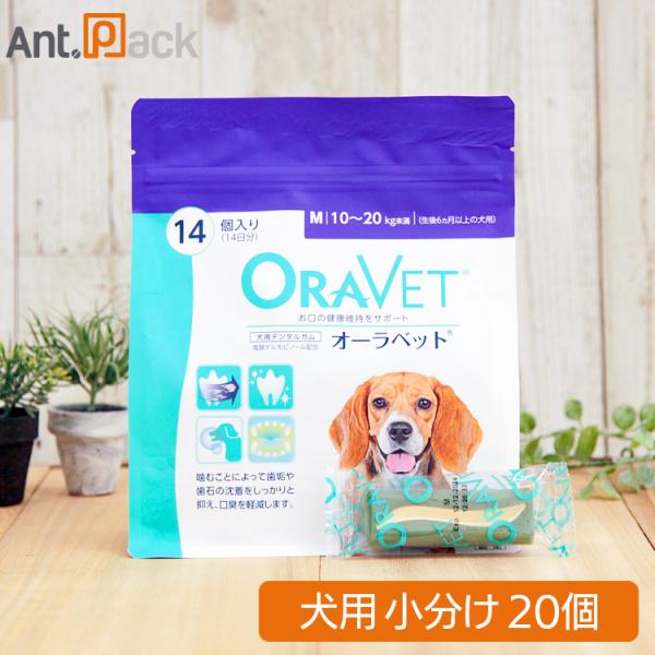全薬 オーラベット M 犬用デンタルガム 20個（小分け）（01345）