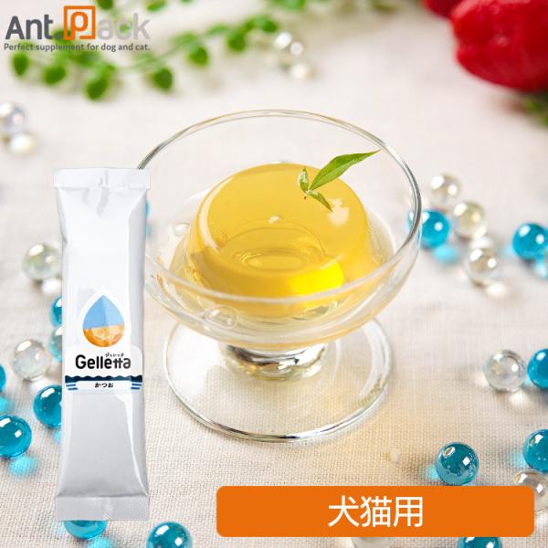 「食べるお水」ジュレッタ かつお 犬猫用 1包(4食分)