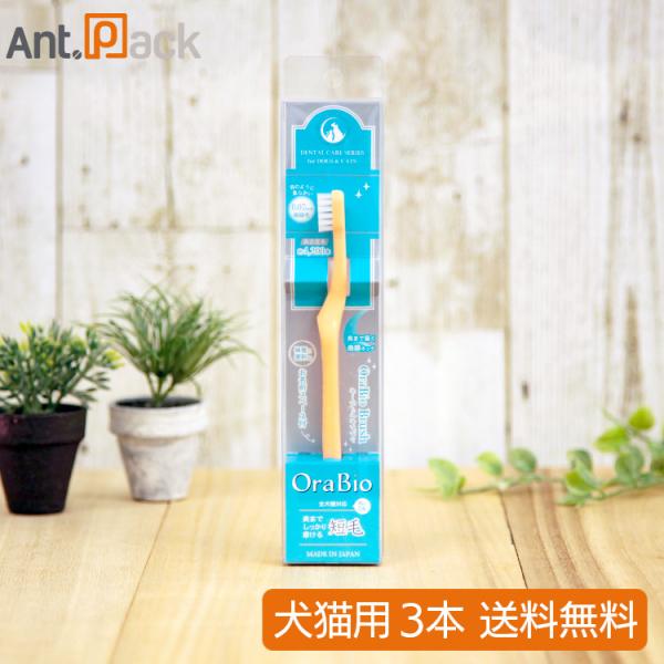 BYRON オーラバイオブラシ 犬猫用 短毛×3本(280323)