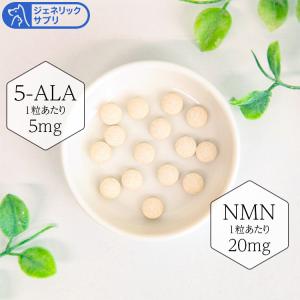 ジェネリックサプリ 5-ALA+NMNタブ 犬猫用 体重1kg〜5kg 1日0.5粒30日分｜ant-pack