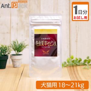 （お試し1日分）冬虫夏草 セピンA 犬猫用 体重18kg〜21kg 1日0.7g｜ant-pack