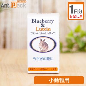 （お試し1日分）日本ビーエフ うさぎの瞳にブルーベリー＆ルテイン 小動物用 1日1粒