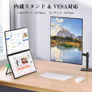 JAPANNEXT JAPANNEXT 2画面PCモニター TriScreen ブラック [10.1