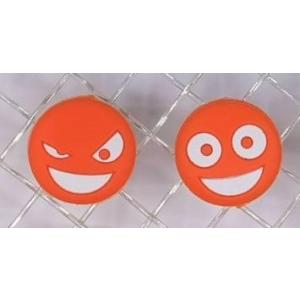 テニスラケット振動止め 表-笑い顔 裏-悪い顔の詳細画像3