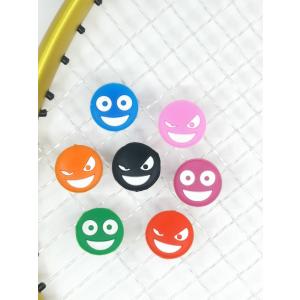 笑い顔、悪い顔　テニスラケット 振動止め バイブレーションストップ　