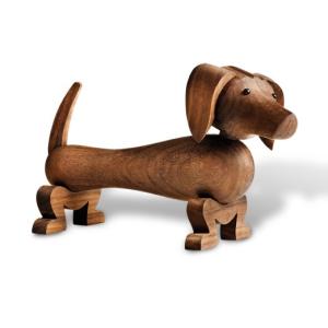 ミニチュアダックスフンド 置物 犬 インテリア オブジェ 陶器