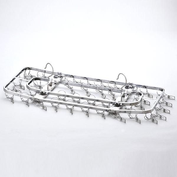 洗濯ハンガー ダイレクトステンレスハンガー 40ピンチ 26450 4957423036160 おし...