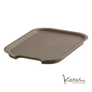 収納ボックス かご Ｋａｔａｓｕ カタス フタ Ｓ用 ブラウン カラーボックス 499012720877