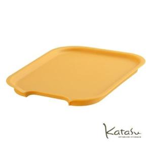 収納ボックス かご Ｋａｔａｓｕ カタス フタ Ｓ用 イエロー カラーボックス 499012720878