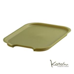 収納ボックス かご Ｋａｔａｓｕ カタス フタ Ｓ用 グリーン カラーボックス 499012720879