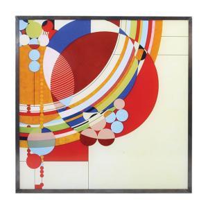 フランクロイドライト アートグラス マーチバルーン March Balloons リバティーマガジン ステンドグラス アートディスプレイ ガラス工芸 期間限定送料無料