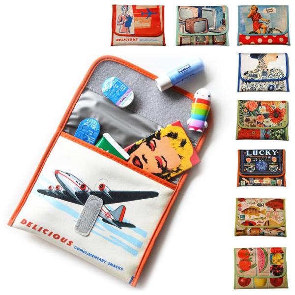 （メール便可）アートバードポーチ 小物入れ ArtBird バッグ ポップ マジックテープ開閉  お...