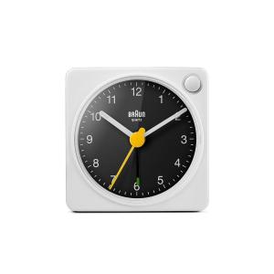 ブラウン 時計 BRAUN アナログアラームクロック 目覚し時計 ホワイト ブラック BC02XWB｜antdesignstore