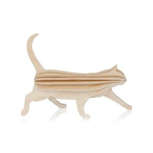 （メール便可）Lovi ロヴィ CAT キャット 12cm ナチュラルウッド CA120-NW グリーテ｜antdesignstore