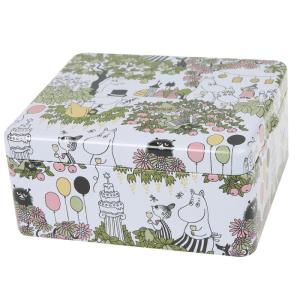 ムーミン マルティネックス ティーバッグ缶 ムーミンガーデン おしゃれ かわいい Martinex 収納 特価品コーナー フィンラ Moomin 整理整頓 入れ 北欧