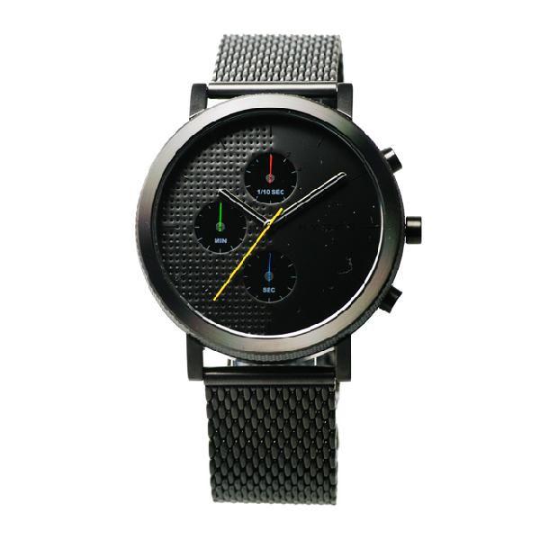 ヒュッゲ 2204 Mesh Black dial 腕時計 ユニセックス HYGGE 時計 MSM2...