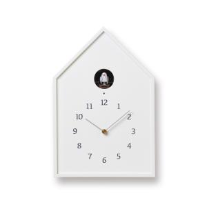 レムノス Lemnos Birdhouse Clock カッコー時計 ホワイト16-12 WH NY16｜antdesignstore