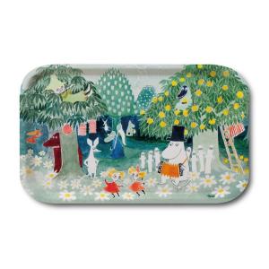 marimekko（マリメッコ） MANSIKKA マンシッカ トレイ ホワイト×レッド