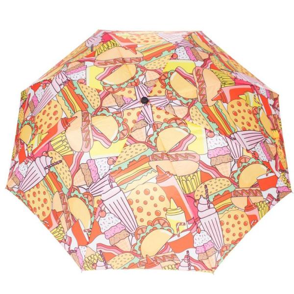 ジャンクフードアンブレラ 折り畳み傘  おしゃれ かわいい 北欧