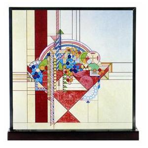 フランクロイドライト アートグラス メイバスケット 激安価格と即納で通信販売 ステンドグラス ガラス工芸 かわいい フランク ライ ロイド おしゃれ