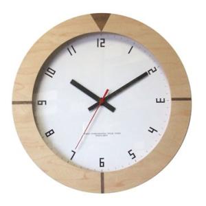 フォーカススリー ラウンドエッジロック V 0050 電波時計 ナチュラル 掛け時計 おしゃれ デザイナーズ 壁掛け時計 安値 時計 かわいい デザイン ウ