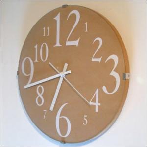 フォーカススリー ドームナンバークロック V 0 ナチュラル スイープ 完全送料無料 掛け時計 デザイナーズ かわいい おしゃれ デザイン 壁掛け時計 時計