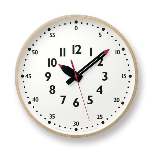 レムノス Lemnos fun pun clock Lサイズ YD14-08 L 掛け時計 YD14...