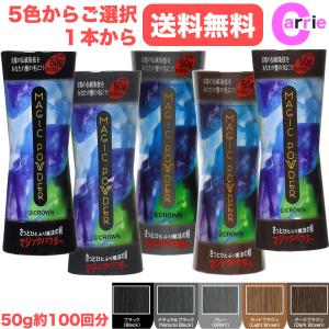 送料無料 マジックパウダー 50g 約100回分 5色からご選択 粉 薄毛隠し パウダー 頭皮 薄毛 頭髪 増毛｜antec35