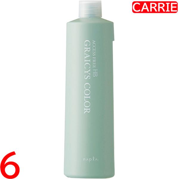 ナプラ アクセスフリーHB グレイシスカラー オキシ OX6% 1000mL　6点セット　｜　ヘアカ...