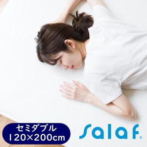 サラフ ドライパッド 敷きパッド セミダブル 120×200cm ホワイト 白 salaf 日本製 夏 サラサラ 寝具 3D生地 吸水 速乾