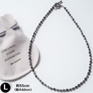 Phiten（ファイテン） 水晶ネックレス 5mm玉 40cm メンズ レディース